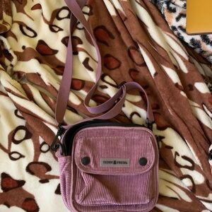 Teddy Fresh Lavender Coduroy CrossBody bag